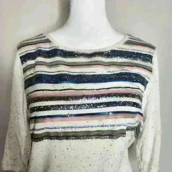 Apt. 9 Women's blouse 3/4 length sleeve size small - Picture 3 of 6